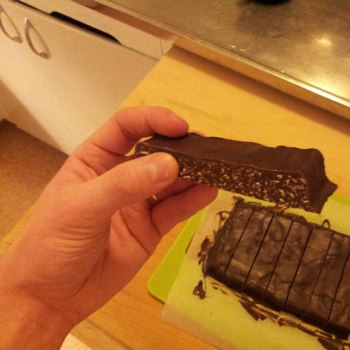 Hemmagjorda proteinbars
