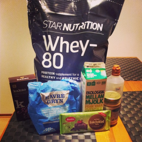 Ingredienser till proteinbars